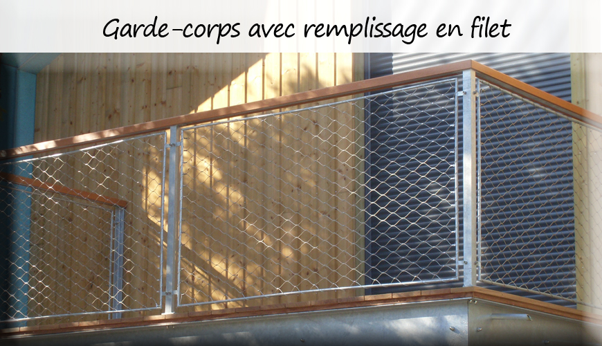 barriere filet escalier